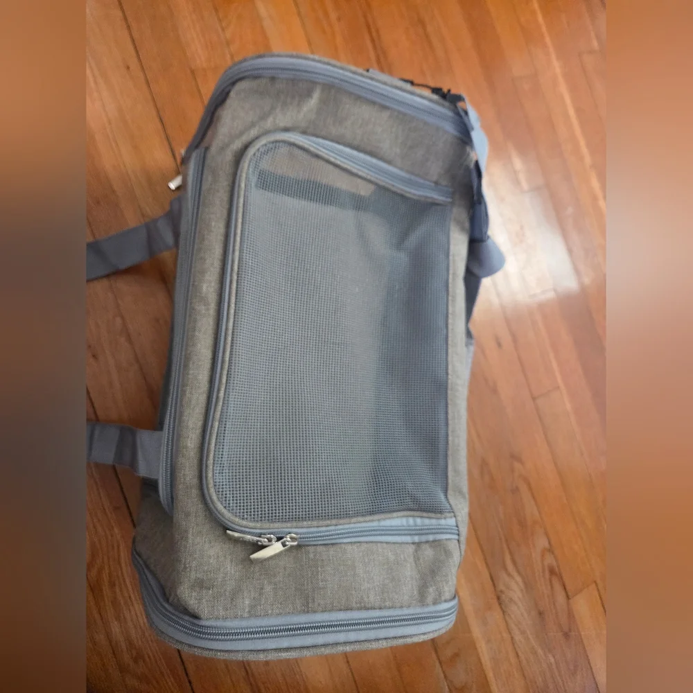 Gray Pet Travel Bag